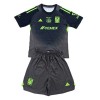 Original Trikotsatz UANL Tigres Torwart 2025-26 Schwarze Für Kinder